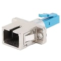 Miniatyrbilde 2 av 5: Fiberoptisk adapterkontakt Optocoupler hunnadapter (sølvblå) (1 stk)