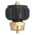 Miniatyrbillede 1 af 4: Gasregulator Fyldningsadapter (sort guld) (1 stk)