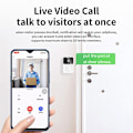 Miniatyrbillede 5 af 5: X9 Trådløs Videodørklokke To-vejs Intercom Wifi Sikkerhed Smart Dørklokke Hd Nattesyn Overvågningsdørklokkekamera