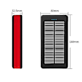 Pikkukuva 4 / 5: 30000 mAh Power Bank 4 Portilla - Sisäänrakennettu Taskulamppu - Ulkoinen Hätäakku Akun Latauslaite Latauslaite 1 kpl - Musta Punainen
