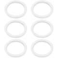 Miniatyrbild 1 av 5: 6-pack Gummipackningar Ersättningstätning Vit O-ring för Ninja Juicer Blender Koppar Ersättningsdelar - yuhao
