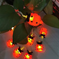Pikkukuva 4 / 5: Ulkoilma Solar String Light Beetle 6.5m 30led Lamppu Hyönteinen