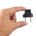 Miniatyrbilde 2 av 5: EU Adapterplugg 2 Flat Pin til EU 2 Rund Pin Lader