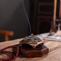 Miniatyrbillede 4 af 5: Spiral Røgelsebrænder Censer Røgelsebrænder Kobber Røgelsebrænder Holder Vintage Røgelseholder