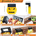 Miniatyrbillede 2 af 5: 4 stk. Udendørs Solcellelys, Led Have Solcellelampe, Vandafvisende Solcelle Græskar Dæklighter Hække Lys Lanterne Til Halloween Have Trin Balkon Gelænder