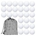 Miniatyrbillede 1 af 5: 100 stk Golf Øvelsesbolde Hul Golfbold Træningsgolfbolde Med Net Snørepose F-yuhao