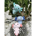 Pikkukuva 4 / 5: Söpö Axolotl-pehmolelu, pehmeä Axolotl-pehmoeläin, Axolotl-pehmolelu lapsille, taaperoille, tytöille ja pojille, 7,9 tuumaa