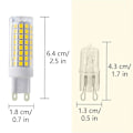 Miniatyrbillede 5 af 5: 6 stk. LED Pære G9 E14 10W AC220V Spotlight 100W