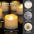 Miniatyrbilde 3 av 5: 12 stk Flammeløse Flimrende LED-Telys Hjemmedekor