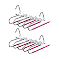 Miniatyrbild 1 av 4: Byxhängare för utrymmesbesparing Klädorganisator 2-pack