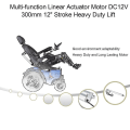 Miniatyrbillede 2 af 5: Multifunktionel Lineær Aktuator 12V 300mm 12'' Højtydende