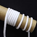 Miniatyrbillede 4 af 5: 3mm 50m Rund Elastisk Snøre Hvid Elastisk Snøre Sybånd