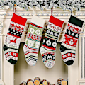 Miniatyrbild 3 av 5: Julklappssäckar Broderimönster Hängande Stil