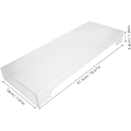 Miniatyrbillede 2 af 8: Computer Tastatur Cover Akryl Beskyttelse Vandtæt og til Kontor/Hjem/Skole Brug