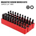 Pikkukuva 1 / 4: 10 kpl 25 mm Torx-ruuvibittiä magneettisia T6-T40