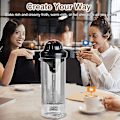 Miniatyrbilde 5 av 5: Elektrisk melkeskummer, skummaker for kaffe, milkshake-mikser