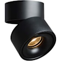 Miniatyrbillede 1 af 4: 10W LED Overflademonteret Spotlight, 360° Drejelig Loft Spotlight, Køkken, Stue, Butiksbelysning, Varmt Hvidt (sort 3000K)