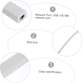 Miniatyrbild 8 av 8: 1 st USB-omvandlare Hub Nätverksport USB-datoradapter