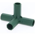 Miniatyrbillede 3 af 5: Plastikbelagte Canes Connector til Havekonstruktioner/støtter Bur/frugtbur/netrammer/hegn, Drivhusramme Møbelbygning Connector