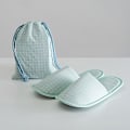 Miniatyrbillede 1 af 5: Enkle Slippers - Foldbare, Engangs, Til Hjemmet, Gæster, Indendørs