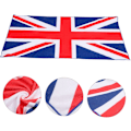 Pikkukuva 6 / 8: Matkailu Pyyhe Union Jack -kuvio Pieni Rantapyyhe Nopeasti Kuivuva Kompakti Kesään
