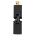 Pikkukuva 3 / 5: HDMI-uros-naar-naaras 180 asteen kääntyvä sovitinliitin