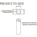 Miniatyrbillede 2 af 5: 3 Vejs 16mm Albue PVC Rørfitting Byg Robust Drivhusramme Møbelforbindelser Teltsammenføjning (10 stk., grøn)