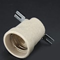 Miniatyrbillede 4 af 5: Keramisk fatning, E27 pæreholder, E27 pærekonverteradapter