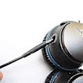 Miniatyrbillede 4 af 5: Udskiftningslydkabelledning til Bose Quietcomfort Qc25 Qc35 Hovedtelefoner med Inline Mic Volumenkontrol - yuhao blue