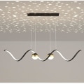Miniatyrbild 5 av 5: LED-Hänglampa Projektion Måne Stjärna Restaurang Chandelier