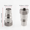 Miniatyrbilde 2 av 5: 2 stk Oksygensensoradapter Hjelpemotor Sveiseplugg, M18x1.5