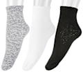 Miniatyrbild 4 av 5: Strumpbyxor i konstläder med spetsbroderi, stretchiga leggings