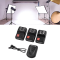Miniatyrbillede 2 af 5: PT-04 Gy 4 Kanals Trådløs Flash Trigger 3 Modtagere