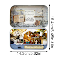 Miniatyrbild 5 av 5: 1:24 Box Teater Dockhus DIY Miniatyrkit för Barn