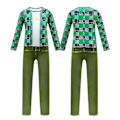 Miniatyrbillede 3 af 5: Turning Red Jumpsuit Badedragt Maske Sæt Fancy Up Kostume 8-9 Years