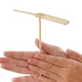 Miniatyrbillede 1 af 5: 10 stk Bambus Dragonfly Flyvende Legetøj Håndgnid Propeller Børn