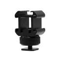 Miniatyrbillede 2 af 5: Kold Sko Montering Aluminium Adapter Videobøjle Til Dslr Kamera, Lys, Led Skærme
