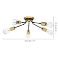 Miniatyrbillede 3 af 5: 70cm Nordisk Loftlampe Enkel Moderne Soveværelse Stue