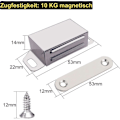 Pikkukuva 2 / 3: Magneettinen Lukko Kaapin Ovelle - Magneettinen Lukko Ovien Magneetti