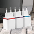 Miniatyrbillede 2 af 4: Universal 4 Ports USB Rejsevægslader EU Stik Adapter