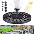 Miniatyrbilde 1 av 4: Solcelled Fontene Pumpe 1.4W 190L Neddykbar Damppumpe