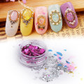 Miniatyrbillede 2 af 5: 12 Farver Neglekunst Glitter Runde Sekvenser Akryl Tips UV Gel