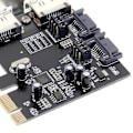 Miniatyrbillede 5 af 5: PCI-e til SATA3.0 Pcie Sata3 Udvidelseskort Adapter