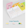 Miniatyrbillede 4 af 5: 7 Dages Pilleboks Organizer - Pop-Up Ugentlig Tabletboks med 7 Store Rum