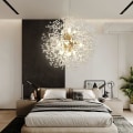 Miniatyrbilde 2 av 5: 40 cm LED-pendellampe Sputnik Globe Design Metall Moderne Blomster