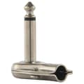 10 st 90 graders Höger 6,35 mm 2-polig 6,35 mm Gitarr Phono Pancake 1/4 tum Kontakt, silver