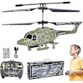 Miniatyrbillede 1 af 4: Elektrisk Fjernstyret Helikopter, 3,5 Kanaler 2,4 GHz Trådløs Fjernstyret Drone Helikopter, Mini RC Helikopter Med LED Lys, En-Knap Start/Landing Green