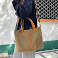 Miniatyrbillede 4 af 5: Canvas Crossbody Tasker til Kvinder Vintage Nylon Canvas Skuldertasker Mode Dame Skuldertasker Tote