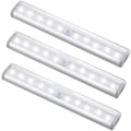 Miniatyrbild 1 av 4: Rörelseaktiverad lampa för inomhusbruk, 10 LED-lampor med rörelsesensor för garderob