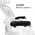 Miniatyrbilde 2 av 5: Stol Armleneputer Soft Memory Foam Albuepute Støtte